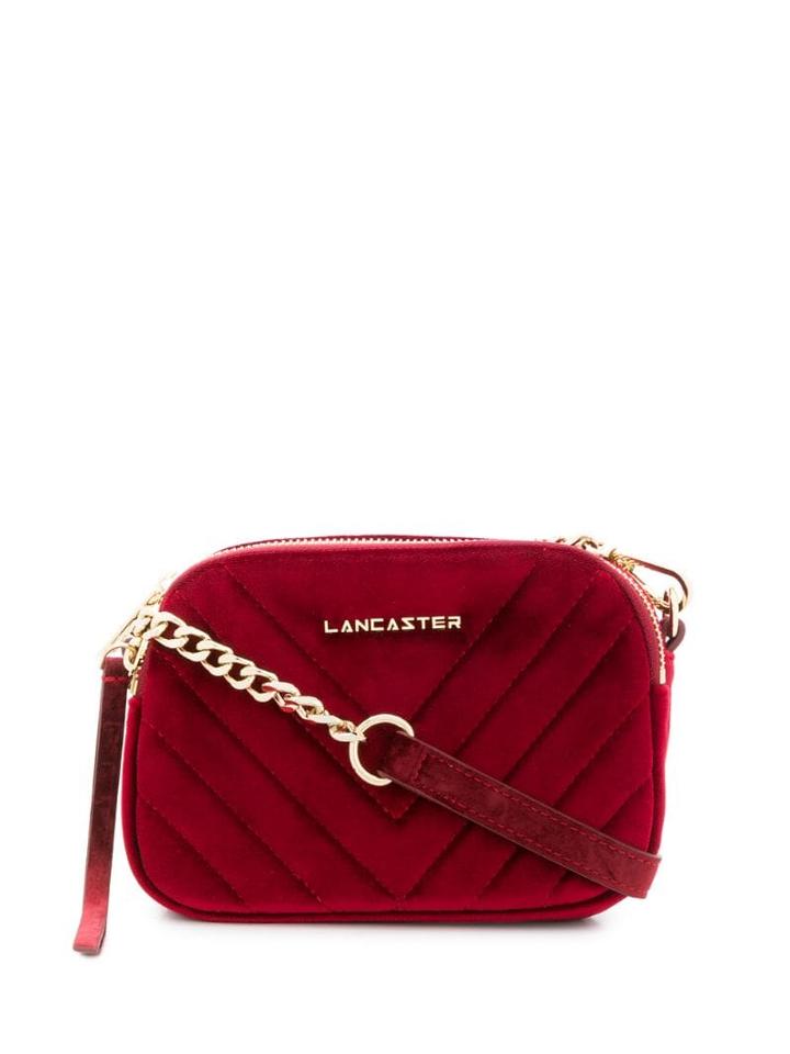 Lancaster Quilted Crossbody Bag - Red