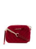 Lancaster Quilted Crossbody Bag - Red