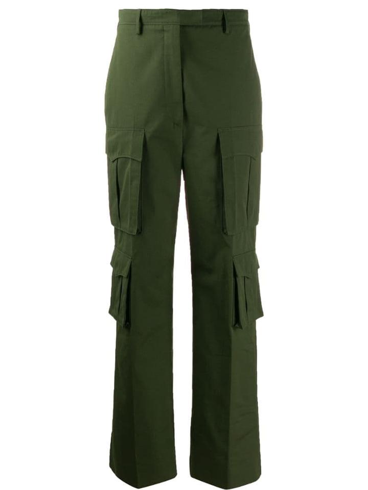 Prada Straight-leg Cargo Trousers - Green