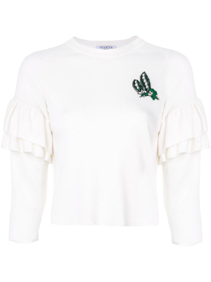 Vivetta Shirt With Ruffle Detail - White