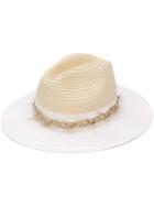 Lorena Antoniazzi Colour-block Hat - White