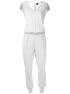 Lorena Antoniazzi - Casual Jumpsuit - Women - Silk/cotton/polyamide/viscose - 42, Grey, Silk/cotton/polyamide/viscose
