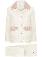 Chanel Vintage Cropped Trousers & Jacket Set - White