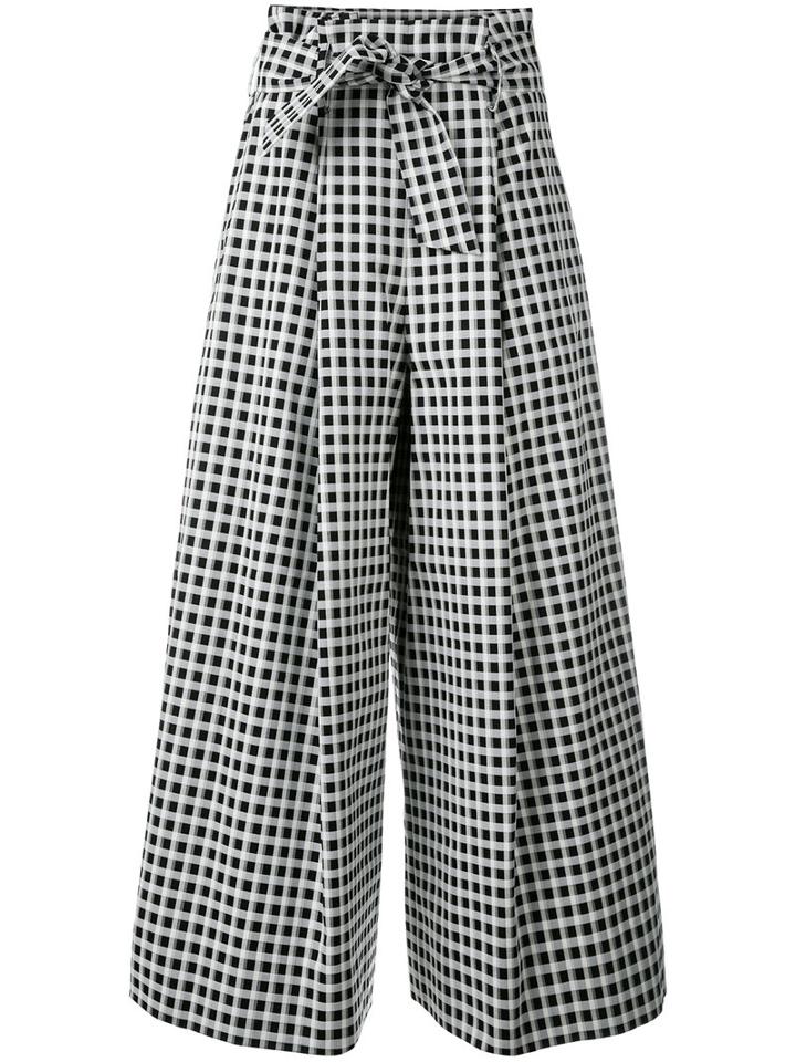 Each X Other High Waisted Culottes, Women's, Size: Xs, Black, Viscose/cotton/polyamide/spandex/elastane
