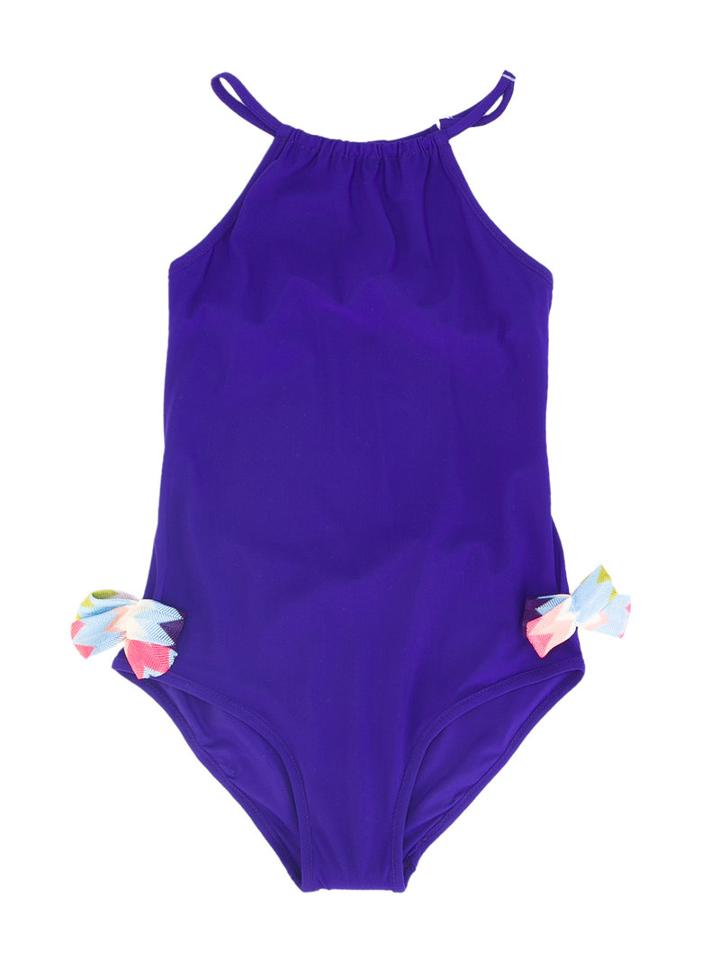 Missoni Kids Bow Detail Swimsuit, Toddler Girl's, Size: 4 Yrs, Pink/purple