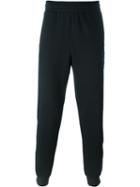 Emporio Armani Side Logo Track Pants, Men's, Size: L, Black, Cotton/polyester