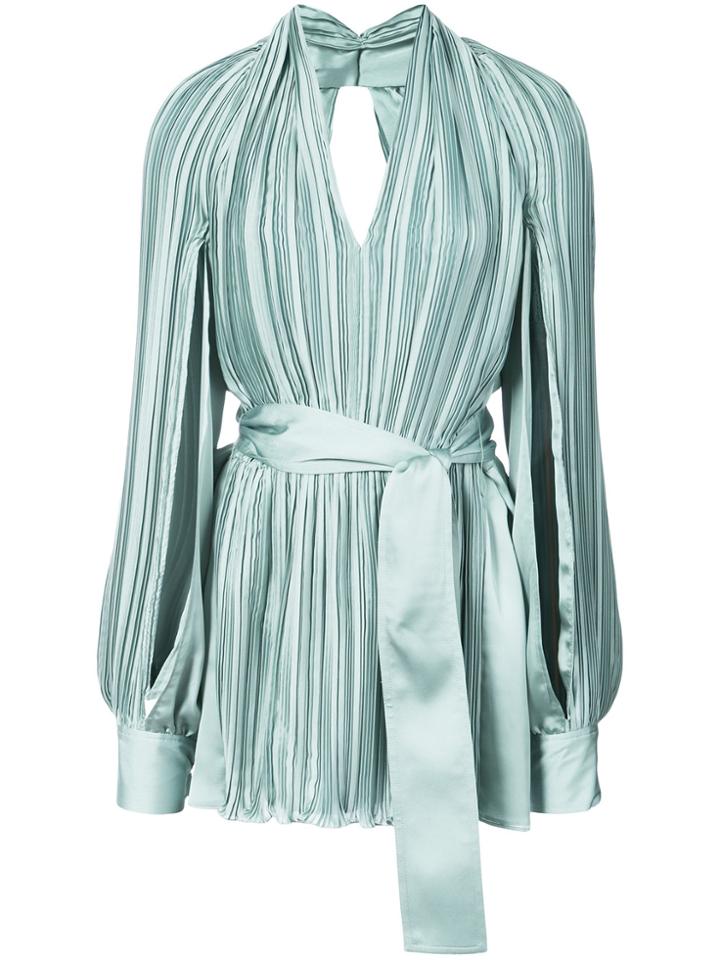 Adeam Slash Sleeved Blouse - Green