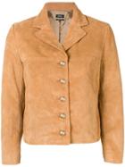 A.p.c. Cropped Jacket - Brown