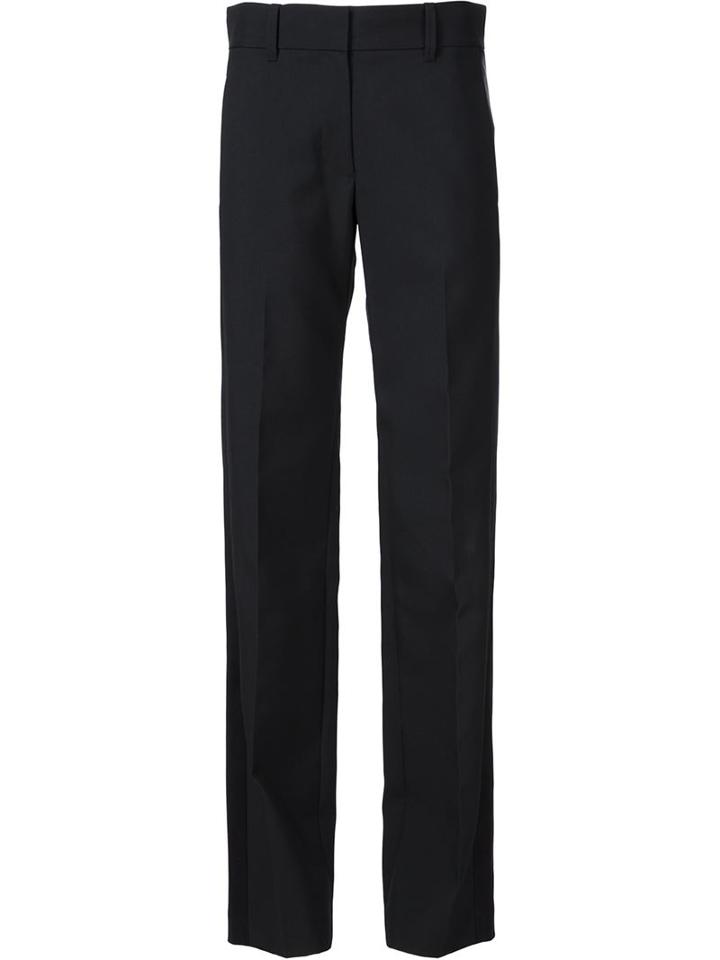 Vera Wang Tuxedo Trousers, Women's, Size: 0, Black, Wool