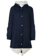 Sonia Rykiel Snap Button Hooded Coat