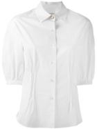 Sonia Rykiel Shortsleeved Shirt, Women's, Size: 38, White, Cotton/spandex/elastane