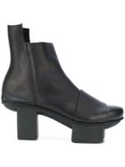 Trippen Platform Ankle Boots - Black