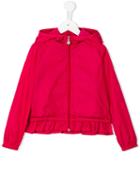Moncler Kids Zipped Jacket, Girl's, Size: 10 Yrs, Pink/purple