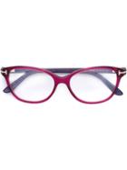 Tom Ford Square Frame Glasses, Pink/purple, Acetate