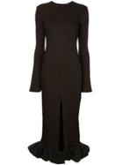 Ellery Celeste Flare Sleeve Rib Dress - Black