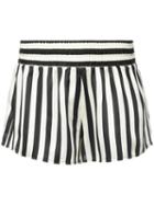 Morgan Lane - Mini Mask Corey Shorts - Women - Silk - M, Black, Silk