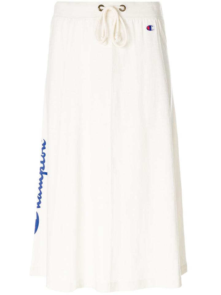 Champion Logo Printed Full Skirt - Nude & Neutrals