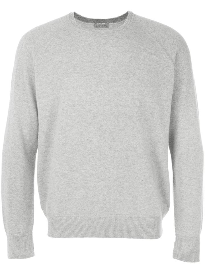 Barba Knitted Jumper - Grey
