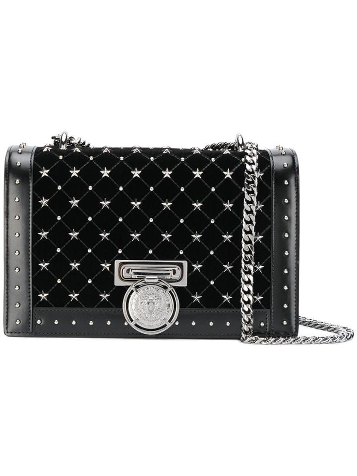 Balmain Stars Shoulder Bag - Black