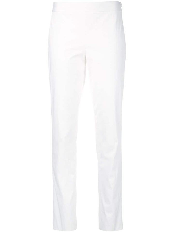 Josie Natori Slim Ankle Pant - White