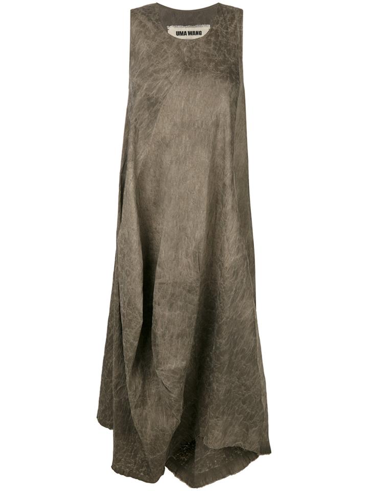 Uma Wang Afra Dress - Brown