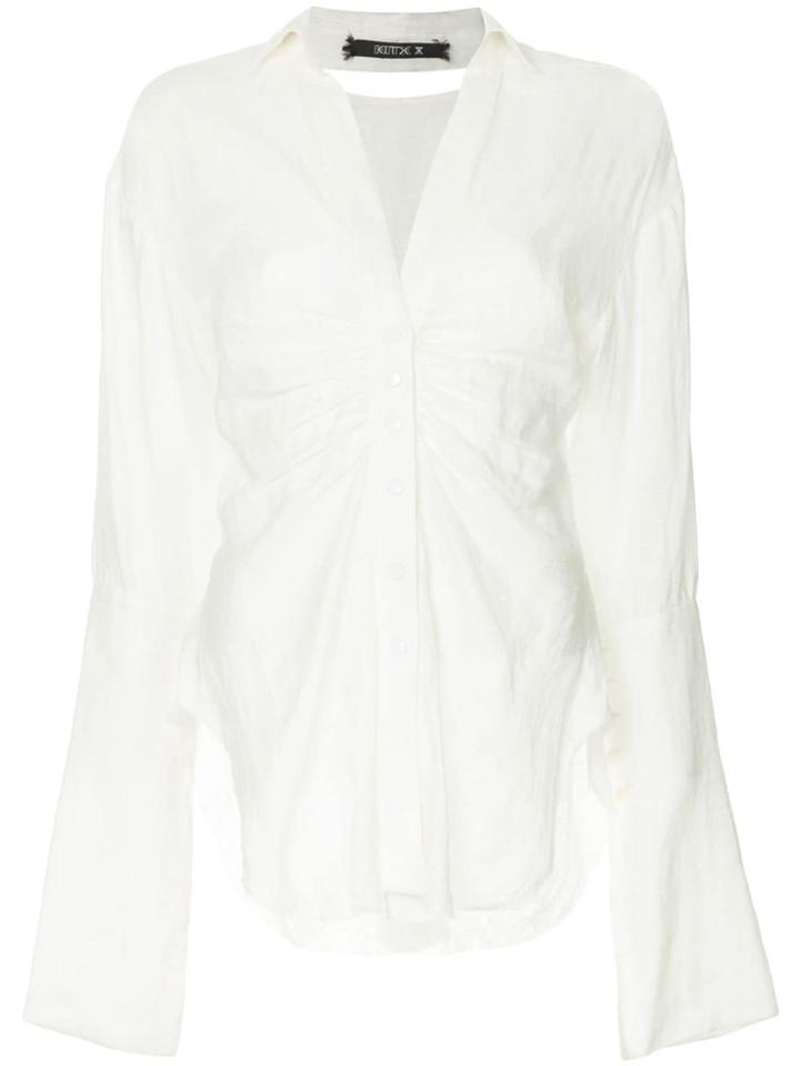 Kitx Ruched Shirt - White