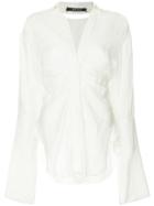 Kitx Ruched Shirt - White