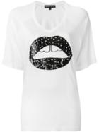 Markus Lupfer Sequined Lips Relaxed Fit T-shirt