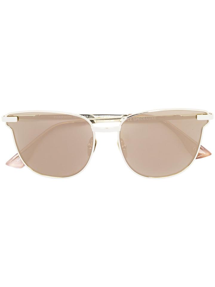 Le Specs - 'pharoah' Sunglasses - Women - Metal (grey) - One Size, Women's, Metal