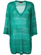Missoni - Crochet Beach Dress - Women - Rayon - 42, Green, Rayon