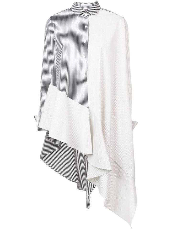 Palmer / Harding Contrast Asymmetric Shirt - Multicolour