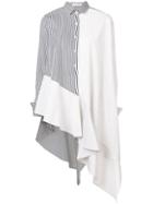 Palmer / Harding Contrast Asymmetric Shirt - Multicolour