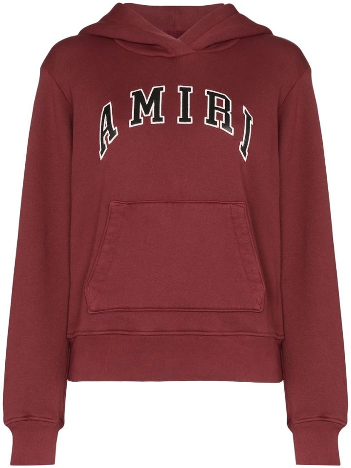 Amiri Amiri Cn Ls Swtshrt W Clge Amir Frnt Log - Red