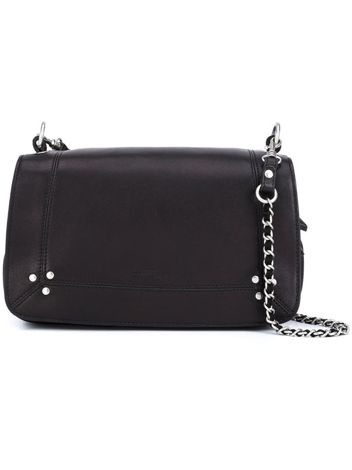 Jérôme Dreyfuss Small Flap Shoulder Bag, Women's, Black