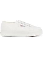 Superga Low Top Platform Sneakers - White