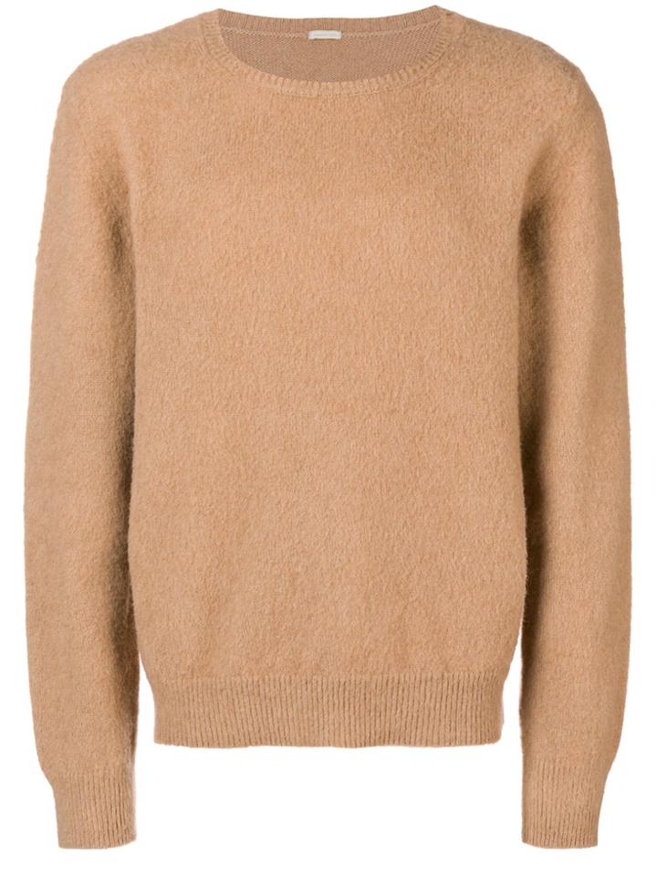 Massimo Alba Round Neck Jumper - Nude & Neutrals