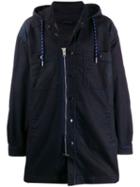 Diesel Hooded Zipped Jacket - Blue