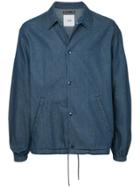 Clane Homme Outrock Print Shirt Jacket - Blue