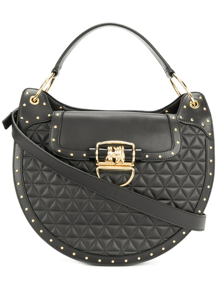 Balmain Quilted Shoulder Bag - Black