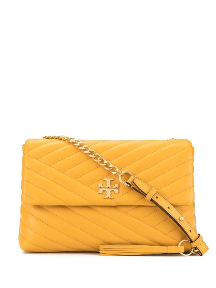 Tory Burch Kira Chevron Flap Shoulder Bag - Yellow