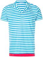 Orlebar Brown - Felix Blockhem Polo Shirt - Men - Cotton/linen/flax - M, Blue, Cotton/linen/flax