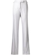 Tom Ford Sheer Tailored Trousers - Metallic