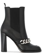 Givenchy Leather Biker 105 Ankle Boots - Black