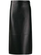 Dsquared2 Fitted Midi Skirt - Black