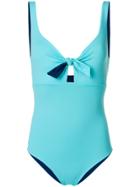 Fisico Bow Detail Swimsuit - Blue