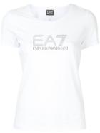 Ea7 Emporio Armani Pearls Logo T-shirt - White