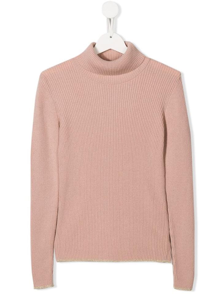 Dondup Kids Teen Roll Neck Sweater - Pink