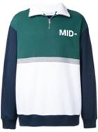 Futur 'mid-nighters' Zip-neck Sweatshirt, Men's, Size: Medium, White, Cotton