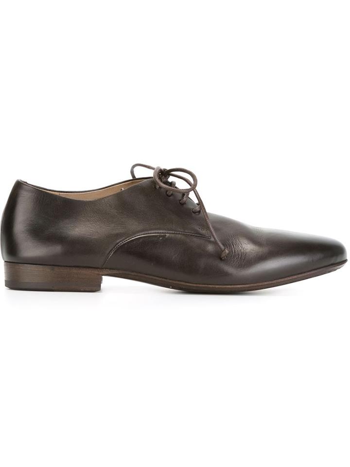 Marsèll Classic Derby Shoes, Men's, Size: 9, Brown, Leather