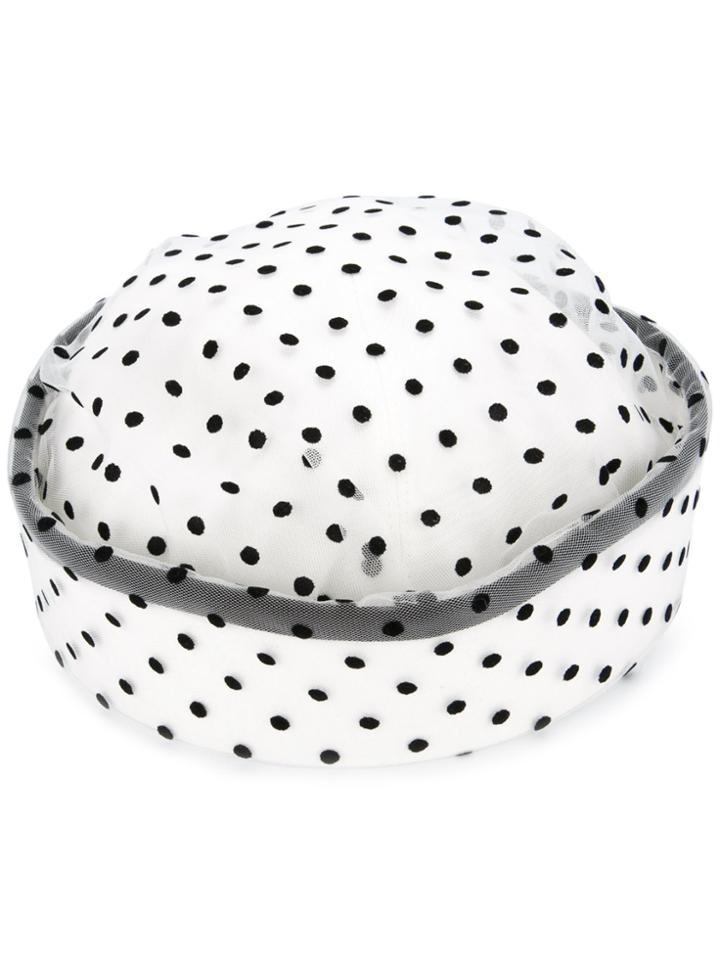 G.v.g.v. Tulle Layered Sailor Cap - White